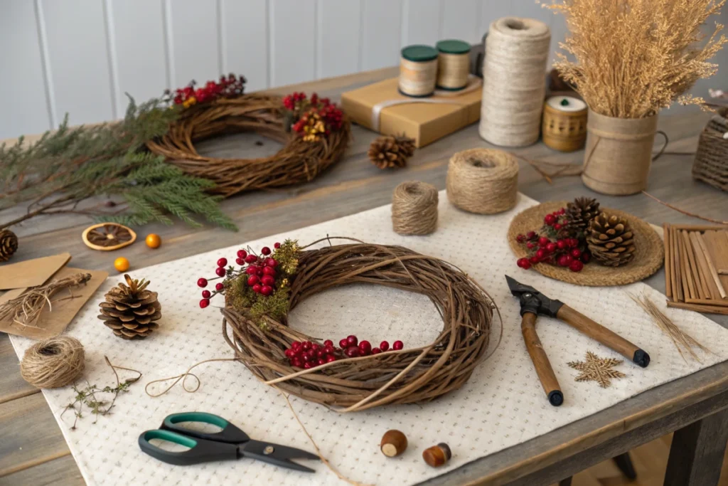 DIY holiday wreaths and rustic decorations for Christmas, Valentine’s, and fall. Create stunning handmade décor for every season!